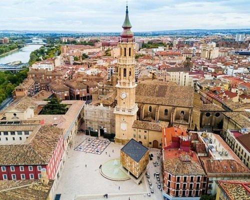 Piso Para 4 Con 2 Parking En Casco Historico De Zaragoza 2 Noches Minimo Экстерьер фото